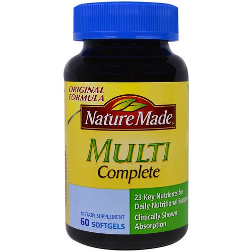 Nature Made, Multi Complete, 60 Softgels Review