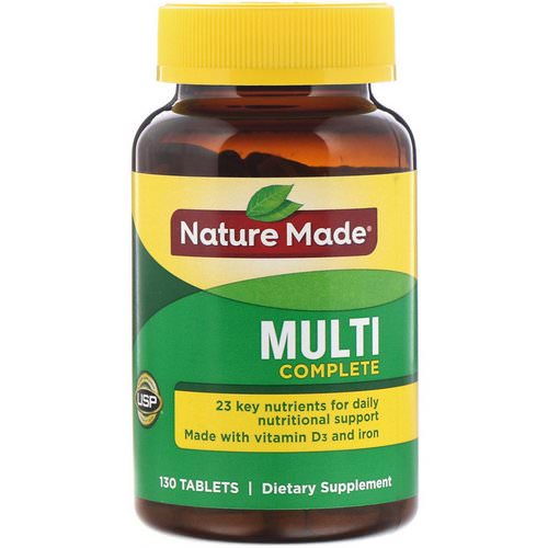 Nature Made, Multi Complete, 130 Tablets Review