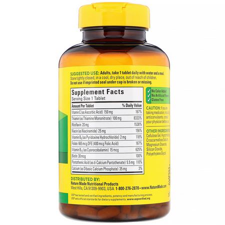 : Nature Made, Super-B Complex with Vitamin C, 360 Tablets
