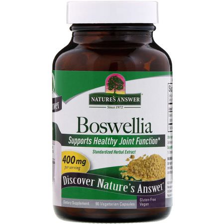 Nature's Answer Boswellia - 乳香, 順勢療法, 草藥