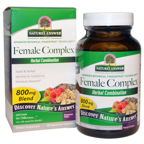 Nature's Answer, Female Complex, Herbal Combination, 800 mg, 90 Vegetarian Capsules Review