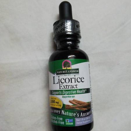 Nature's Answer Licorice Root DGL - 甘草根DGL, 順勢療法, 草藥