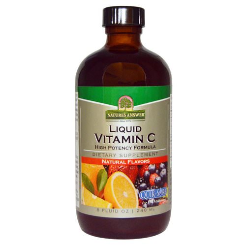 Nature's Answer, Liquid Vitamin C, Natural Flavors, 8 fl oz (240 ml) Review