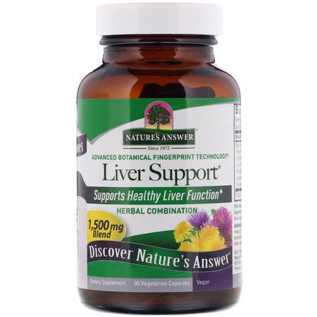 Nature's Answer Herbal Formulas Liver Formulas - 肝臟, 補品, 草藥, 順勢療法