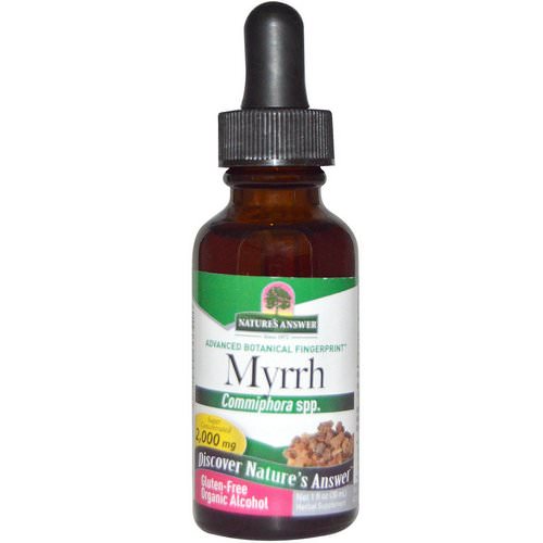 Nature's Answer, Myrrh, Organic Alcohol, 2,000 mg, 1 fl oz (30 ml) Review