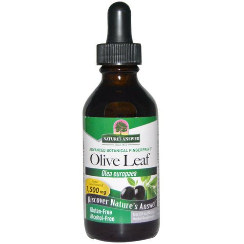 Nature's Answer, Olive Leaf, Alcohol-Free, 1,500 mg, 2 fl oz (60 ml) Review