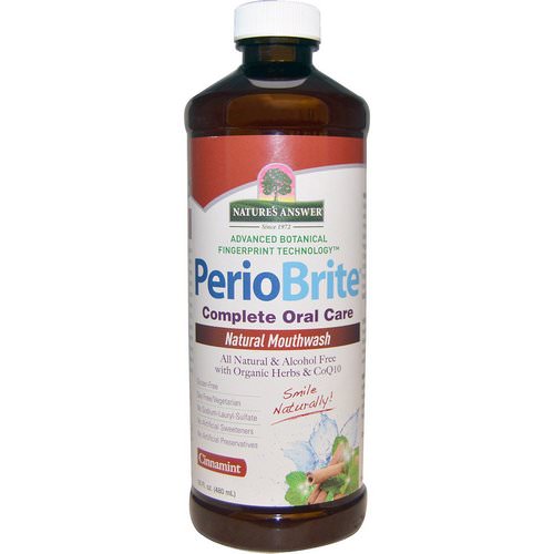 Nature's Answer, PerioBrite, Natural Mouthwash, Cinnamint, 16 fl oz (480 ml) Review