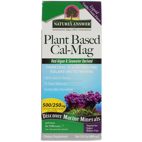 Nature's Answer, Plant Based Cal-Mag, Vanilla Cream Flavor, 16 fl oz (480 ml) Review
