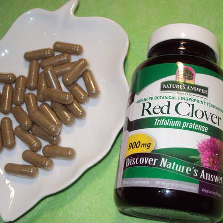 Nature's Answer Red Clover - 紅三葉草, 順勢療法, 草藥