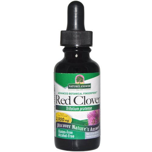Nature's Answer, Red Clover, Alcohol-Free, 2,000 mg, 1 fl oz (30 ml) Review