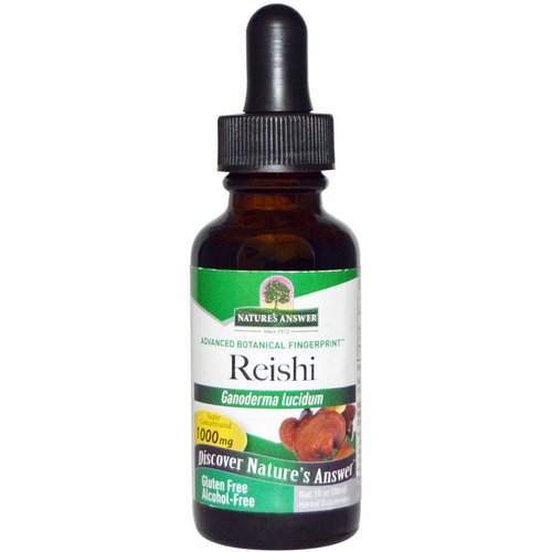 Nature's Answer, Reishi, Alcohol-Free, 1000 mg, 1 fl oz (30 ml) Review