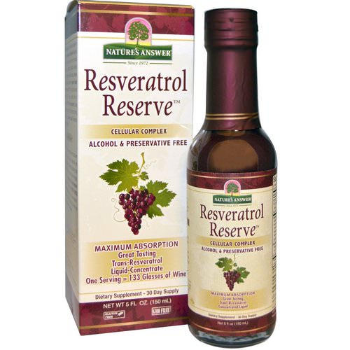 Nature's Answer, Resveratrol Reserve, Cellular Complex, 5 fl oz (150 ml) Review