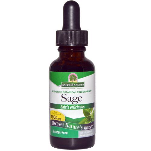 Nature's Answer, Sage, Alcohol-Free, 1 fl oz (30 ml) Review