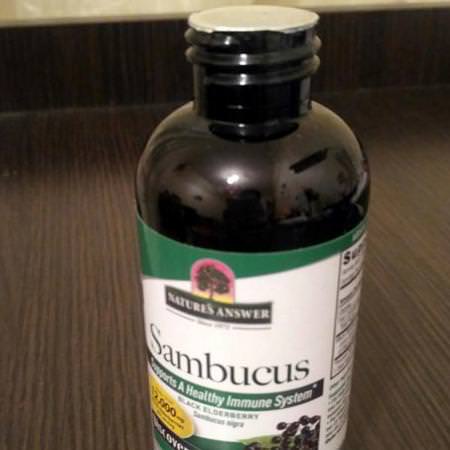 Nature's Answer, Sambucus, Black ElderBerry, 12,000 mg, 4 fl oz (120 ml)