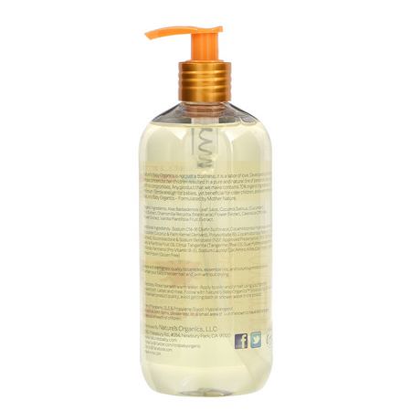 沐浴露, 嬰兒沐浴露: Nature's Baby Organics, Shampoo & Body Wash, Vanilla Tangerine, 16 oz (473.2 ml)