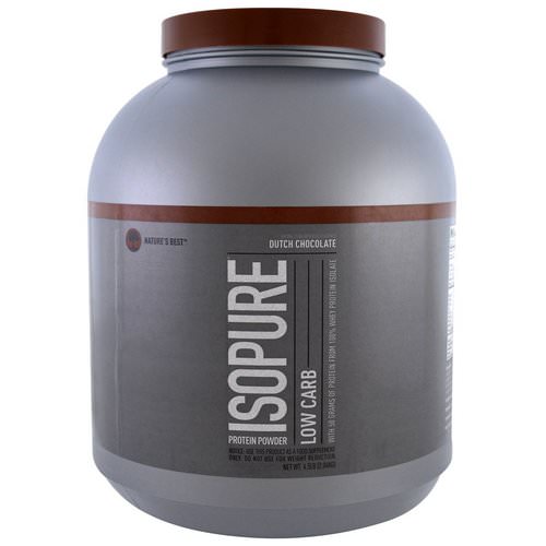 Nature's Best, IsoPure, Low Carb Protein Powder, Dutch Chocolate, 4.5 lbs (2.04 kg) Review