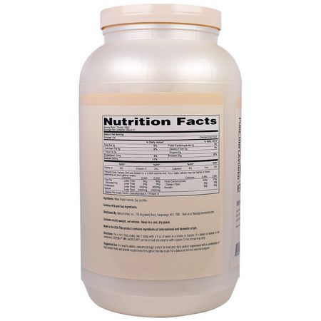 乳清蛋白, 運動營養: Nature's Best, IsoPure, Whey Protein Isolate, Protein Powder, Unflavored, 3 lb, (1.36 kg)