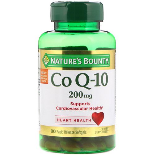 Nature's Bounty, Co Q-10, 200 mg, 80 Rapid Release Softgels Review