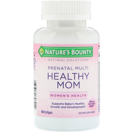 Nature's Bounty Prenatal Multivitamins - 產前多種維生素, 婦女的健康, 補充劑
