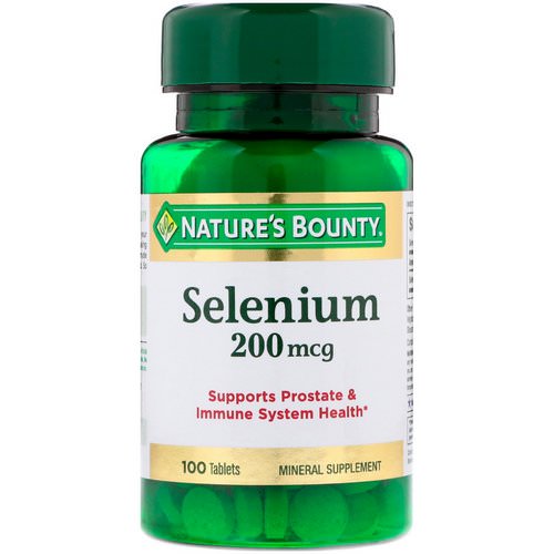 Nature's Bounty, Selenium, 200 mcg, 100 Tablets Review