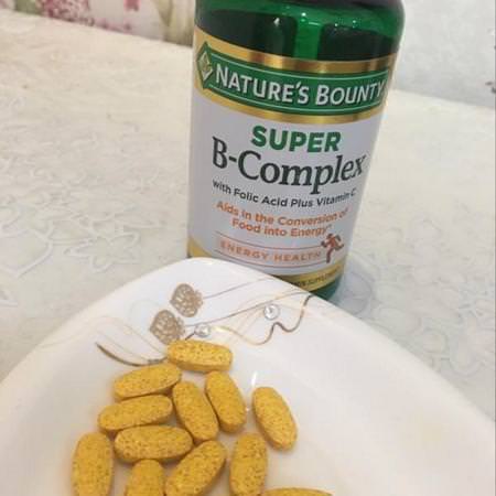 Nature's Bounty Vitamin B Complex Folic Acid - 葉酸, 維生素B複合物, 維生素B, 維生素
