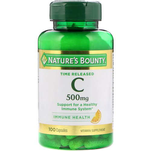 Nature's Bounty, Time Released Vitamin C, 500 mg, 100 Capsules Review