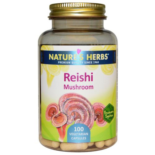 Nature's Herbs, Reishi Mushroom, 100 Veggie Caps Review