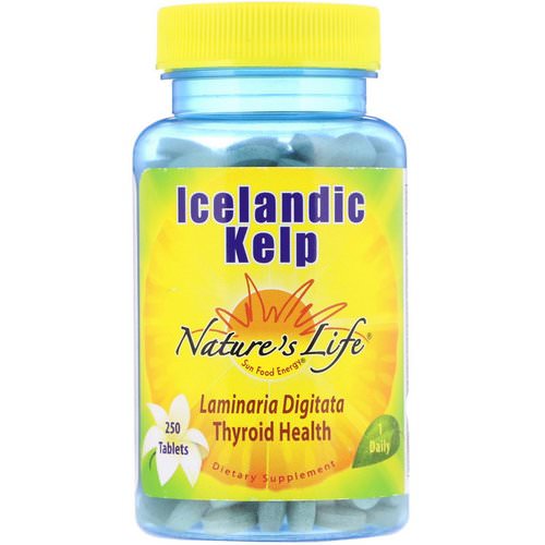 Nature's Life, Icelandic Kelp, 250 Tablets Review