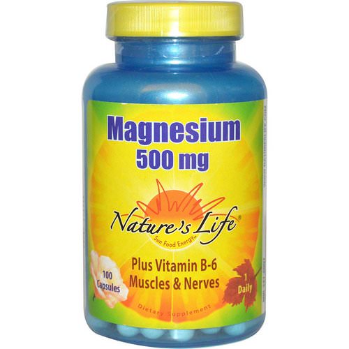 Nature's Life, Magnesium, 500 mg, 100 Capsules Review