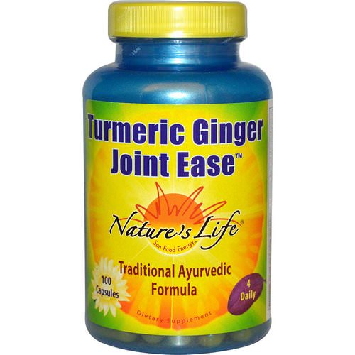 Nature's Life, Turmeric Ginger Joint Ease, 100 Capsules Review