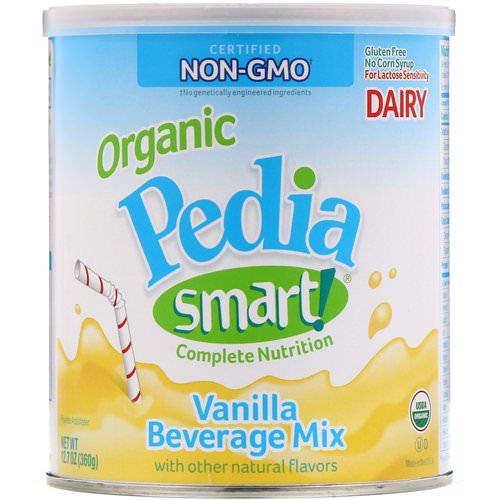 Nature's One, Organic Pedia Smart! Complete Nutrition Beverage Mix, Vanilla, 12.7 oz (360 g) Review