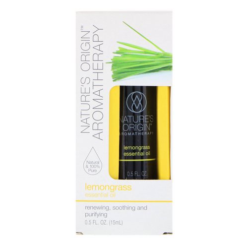 Nature's Origin, Aromatherapy, Essential Oil, Lemongrass, 0.5 fl oz (15 ml) Review