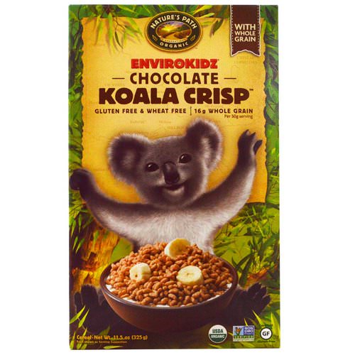 Nature's Path, EnviroKidz, Organic Chocolate Koala Crisp Cereal, 11.5 oz (325 g) Review