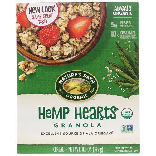 Nature's Path, Organic Hemp Hearts Granola Cereal, 11.5 oz (325 g) Review