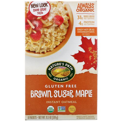 Nature's Path, Organic Instant Oatmeal, Brown Sugar Maple, 8 Packets, 11.3 oz (320 g) Review
