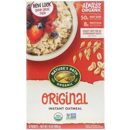 Nature's Path, Organic Instant Oatmeal, Original, 8 Packets, 14 oz (400 g) Review