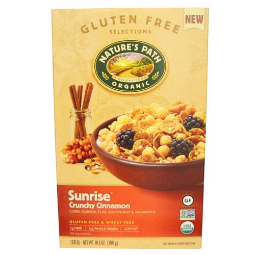 Nature's Path, Organic Sunrise Crunchy Cinnamon Cereal, 10.6 oz (300 g) Review