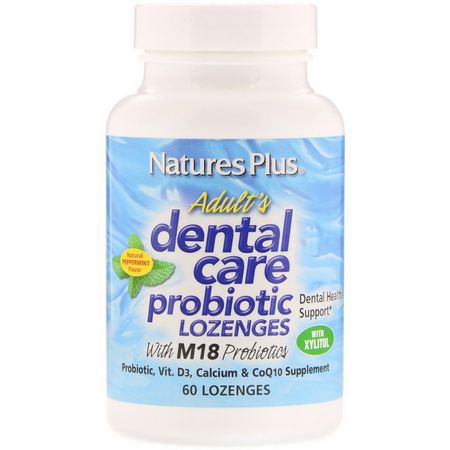 Nature's Plus Probiotic Formulas Lozenges - 錠劑, 薄荷糖, 牙齦, 口腔護理