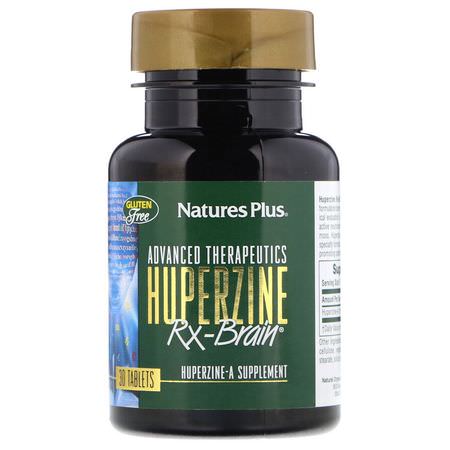 Nature's Plus Huperzine Huperzin - 石杉鹼石杉鹼, 順勢療法, 草藥