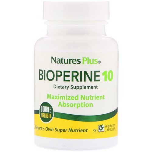 Nature's Plus, Bioperine 10, 90 Vegetarian Capsules Review
