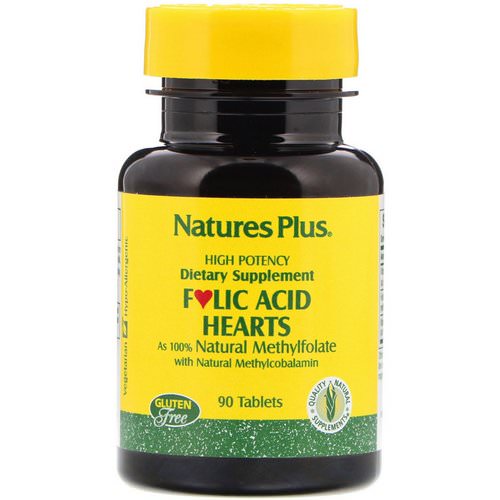 Nature's Plus, Folic Acid Hearts, 90 Tablets Review