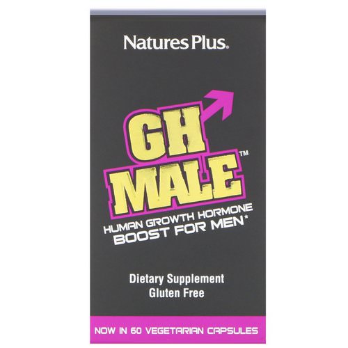 Nature's Plus, GH Male, Human Growth Hormone for Men, 60 Vegetarian Capsules Review