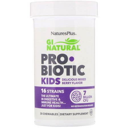 Nature's Plus Children's Probiotics - 兒童益生菌, 健康, 孩子, 嬰兒