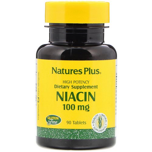 Nature's Plus, Niacin, 100 mg, 90 Tablets Review