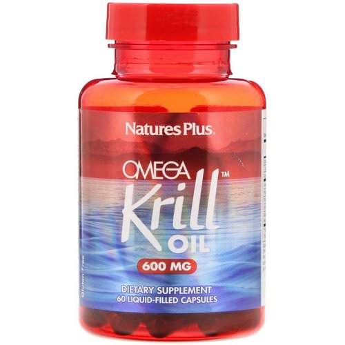 Nature's Plus, Omega Krill Oil, 600 mg, 60 Liquid-Filled Capsules Review