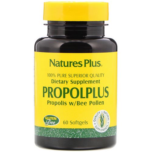 Nature's Plus, Propolplus, Propolis w/Bee Pollen, 60 Softgels Review