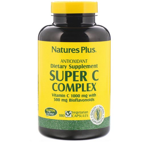 Nature's Plus, Super C Complex, 180 Vegetarian Capsules Review