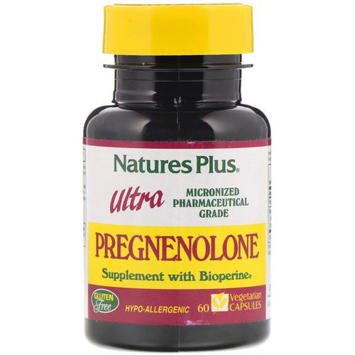 Nature's Plus, Ultra Pregnenolone, 60 Vegetarian Capsules Review