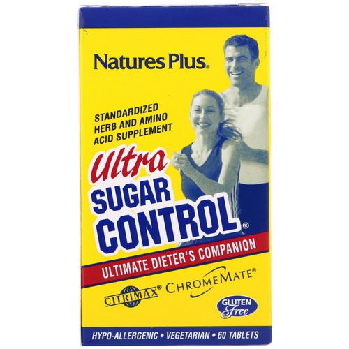Nature's Plus, Ultra Sugar Control, Ultimate Dieter's Companion, 60 Tablets Review