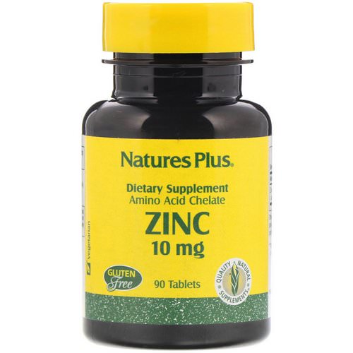 Nature's Plus, Zinc, 10 mg, 90 Tablets Review